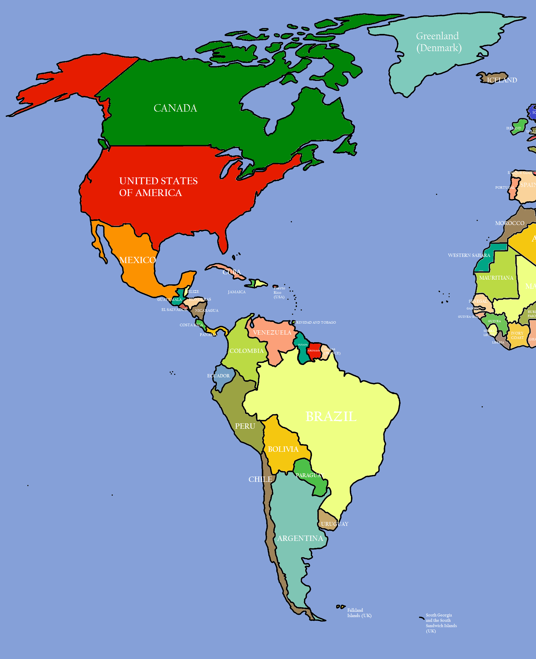 сша северная америка