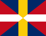 Union Jack of Sweden and Denmark