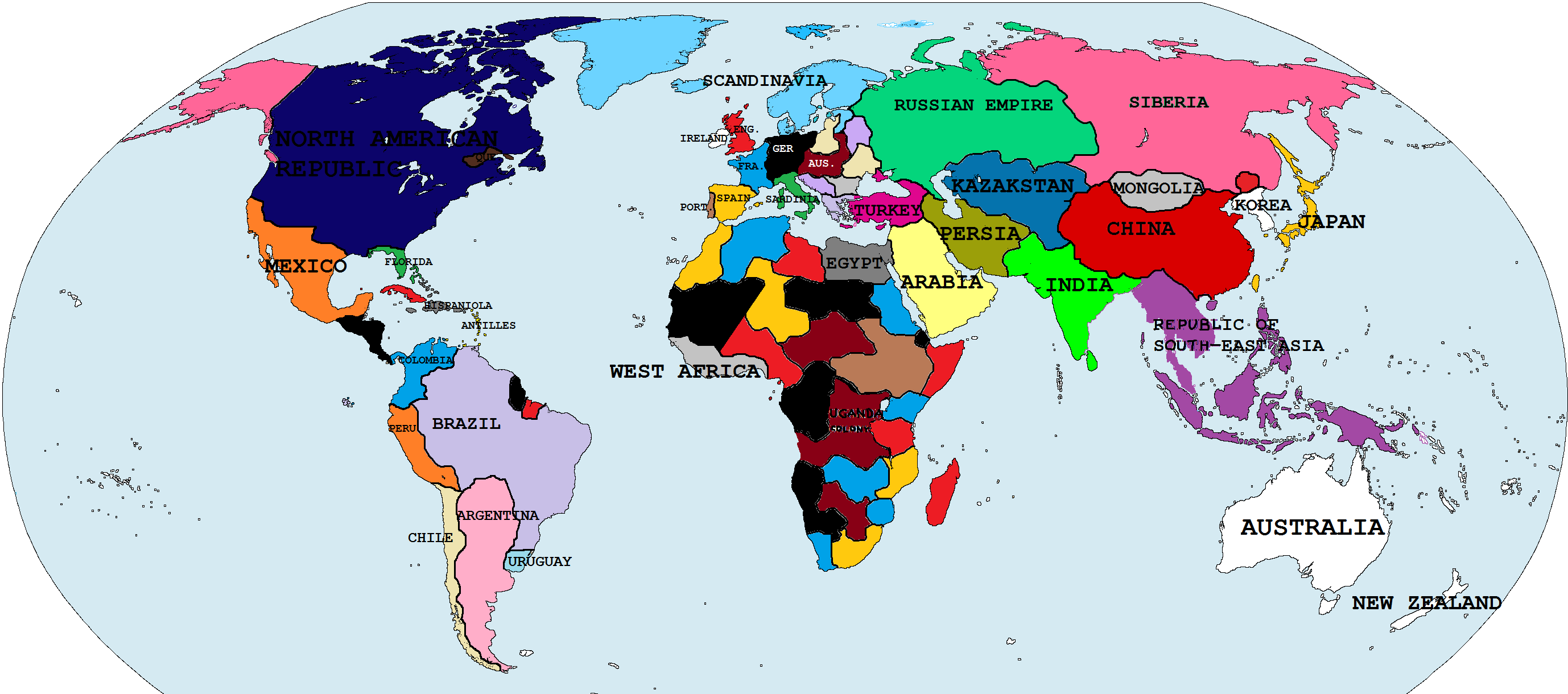 list of countries 1756 world alternative history fandom