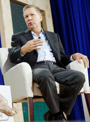 Governor of Ohio John Kasich at New Hampshire Education Summit The Seventy-Four August 19th, 2015 by Michael Vadon 11 (cropped)