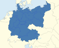 CV Map of Germany 1945-1991