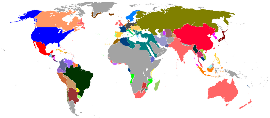 World map 1872