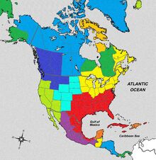 World in NA divide