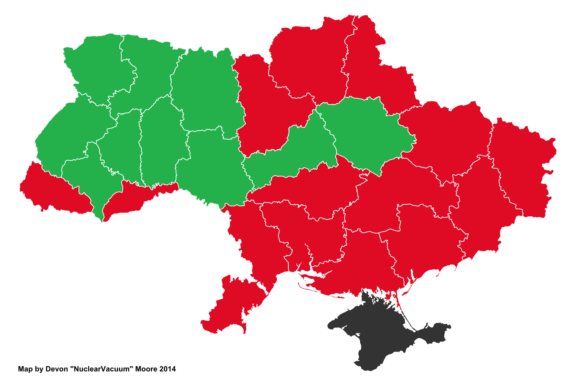 Ukrainian independence referendum, 1991 (New Union) Alternative