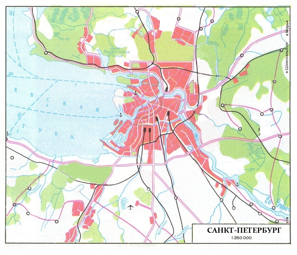 Карта радиационного фона спб