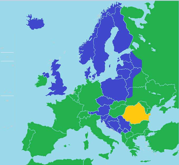 Map Of Europe 1938