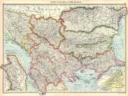 Turkey in Europe and the Balkans, 1910