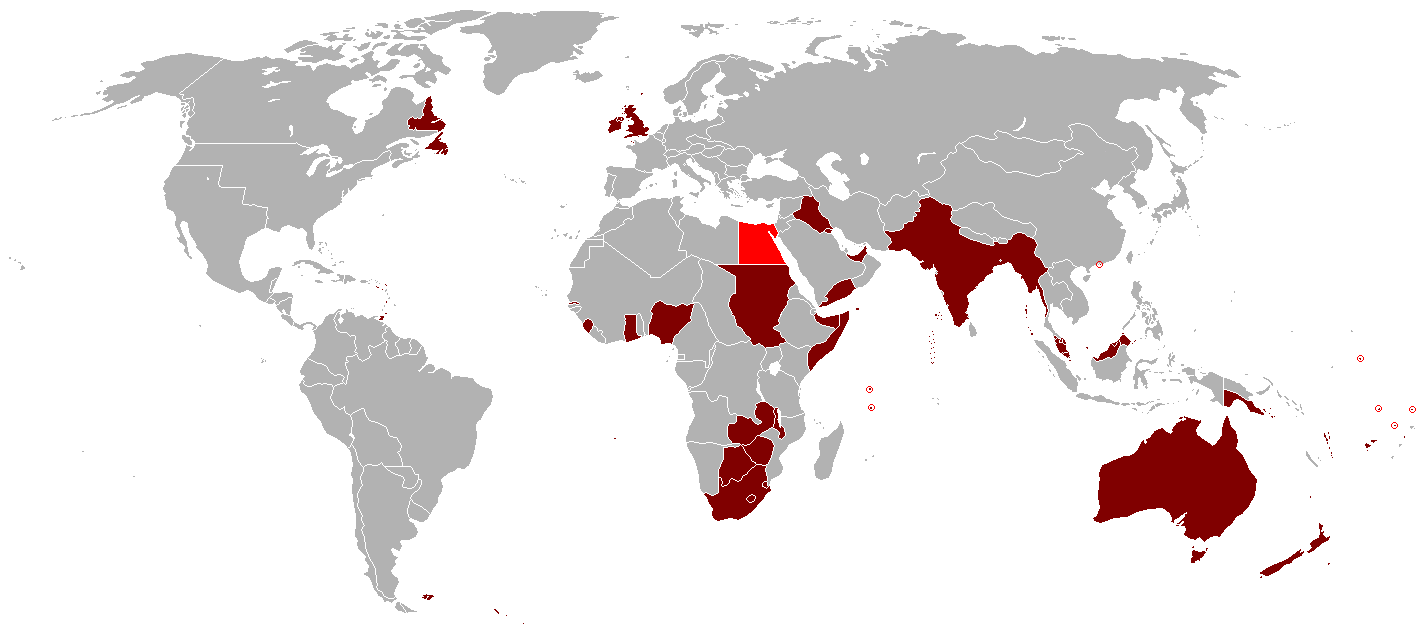 Que país a Inglaterra colonizou?