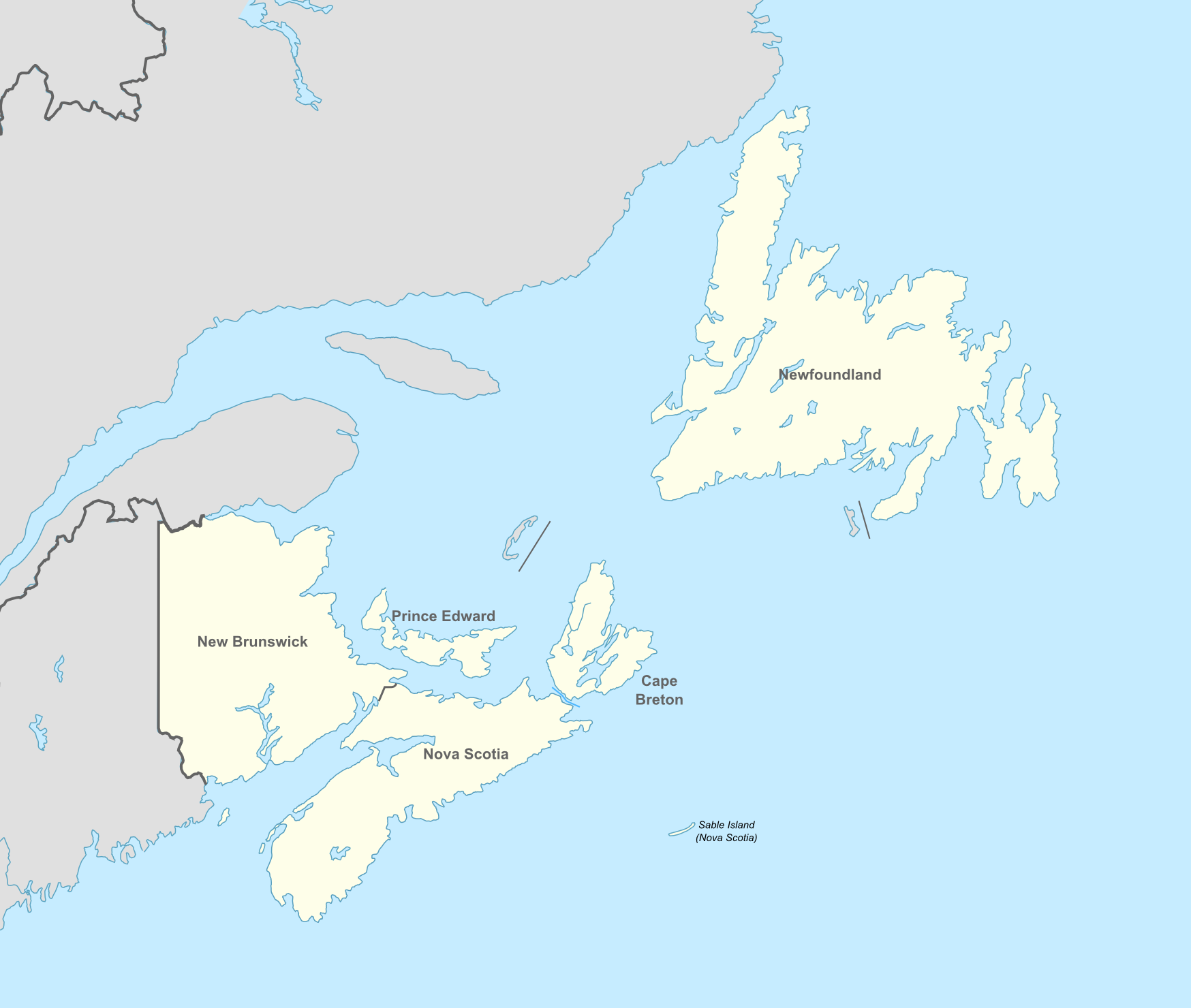 Где остров ньюфаундленд. Полуостров ньюфаундленд на карте. Остров ньюфаундленд на карте Северной Америки. Остров ньюфаундленд на контурной карте.