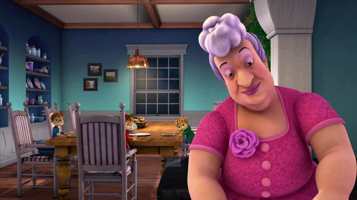 Image - Miss Miller and The Chipmunks in Mancave.png | Alvin and the
