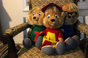 alvin and the chipmunks plush dolls