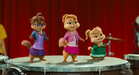 The Chipettes in The Squeakquel