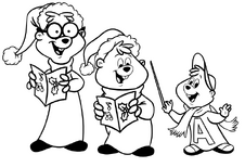 Some Chipmunk Colouring Pages Alvin And The Chipmunks Wiki