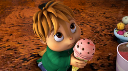 Theodore with Ice Cream