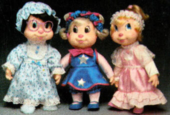 the chipettes plush dolls