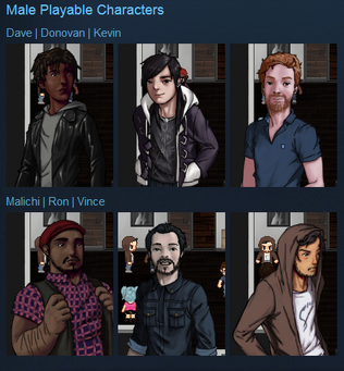 MalePlayableCharacters