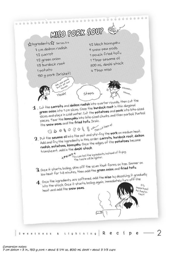 Recipe 2 Pork Miso Soup Amaama To Inazuma Wikia Fandom