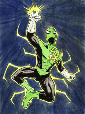 Green spider