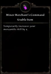 Minor Merchant's Command