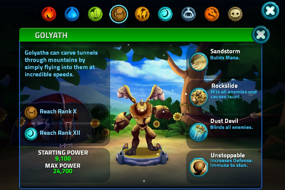 Golyath Amazing Battle Creatures Wiki Fandom