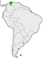 Mapa de Zulia en Sudamérica