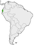 Mapa de Guayas en Sudamérica