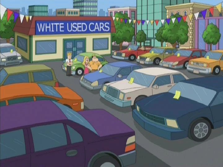 White Used Cars American Dad Wikia FANDOM powered by Wikia