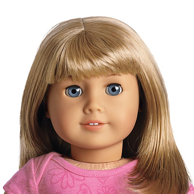 american girl doll short blonde hair