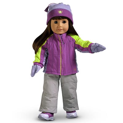 american girl doll snow outfit