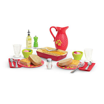 american girl doll breakfast set