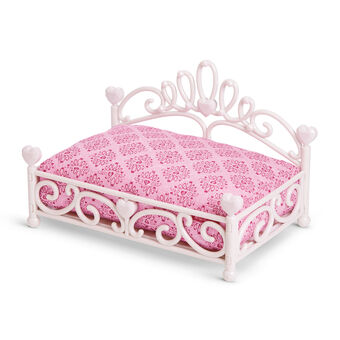american girl pink bed