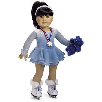 american girl blue ice skating outfit