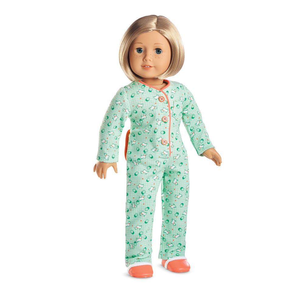 American Girl EMILY PAJAMAS NIB doll and slippers not included 