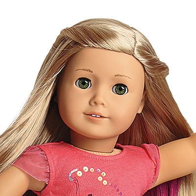 american girl doll blonde hair