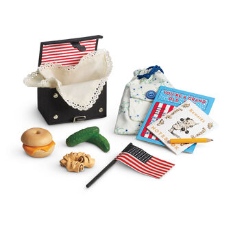 american girl doll lunch box set