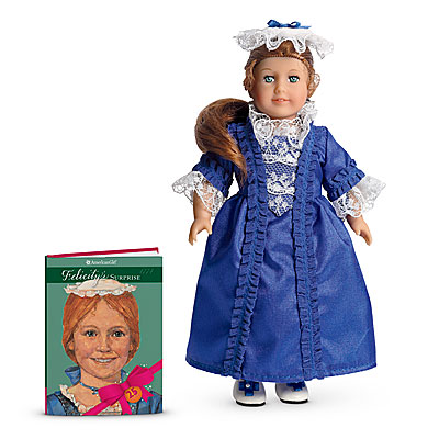 american girl doll felicity blue dress