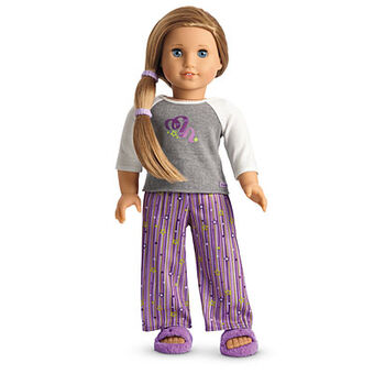 american girl doll pj