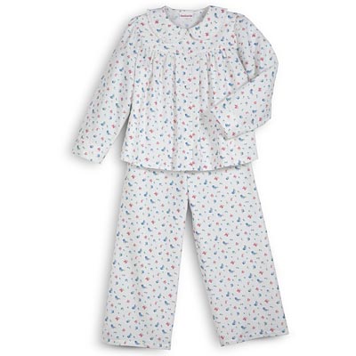 American Girl Molly/'s Floral Pajamas PJs Slippers Set Retired Outfit ONLY NEW