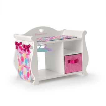 american girl changing table