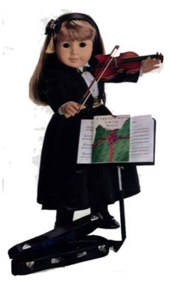 american girl doll violin set