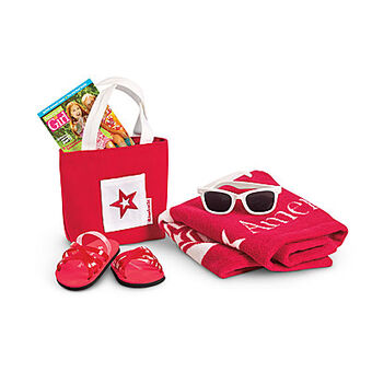 american girl beach set