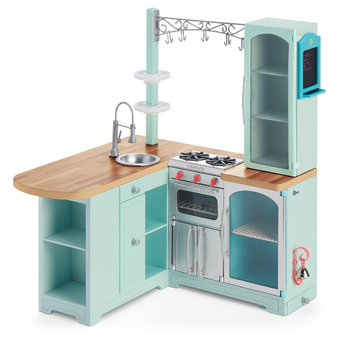 american girl gourmet kitchen set