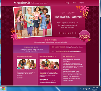 american girl website down