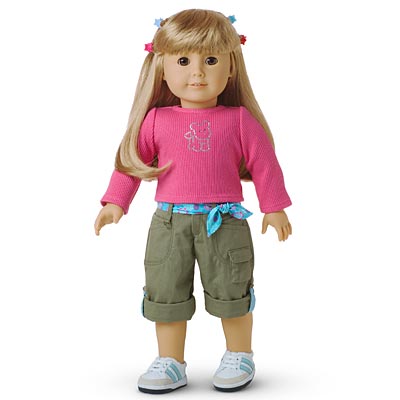 AUTHENTIC AMERICAN GIRL 2003 COCONUT'S BEST FRIEND OUTFIT FOR 18" DOLL 724 