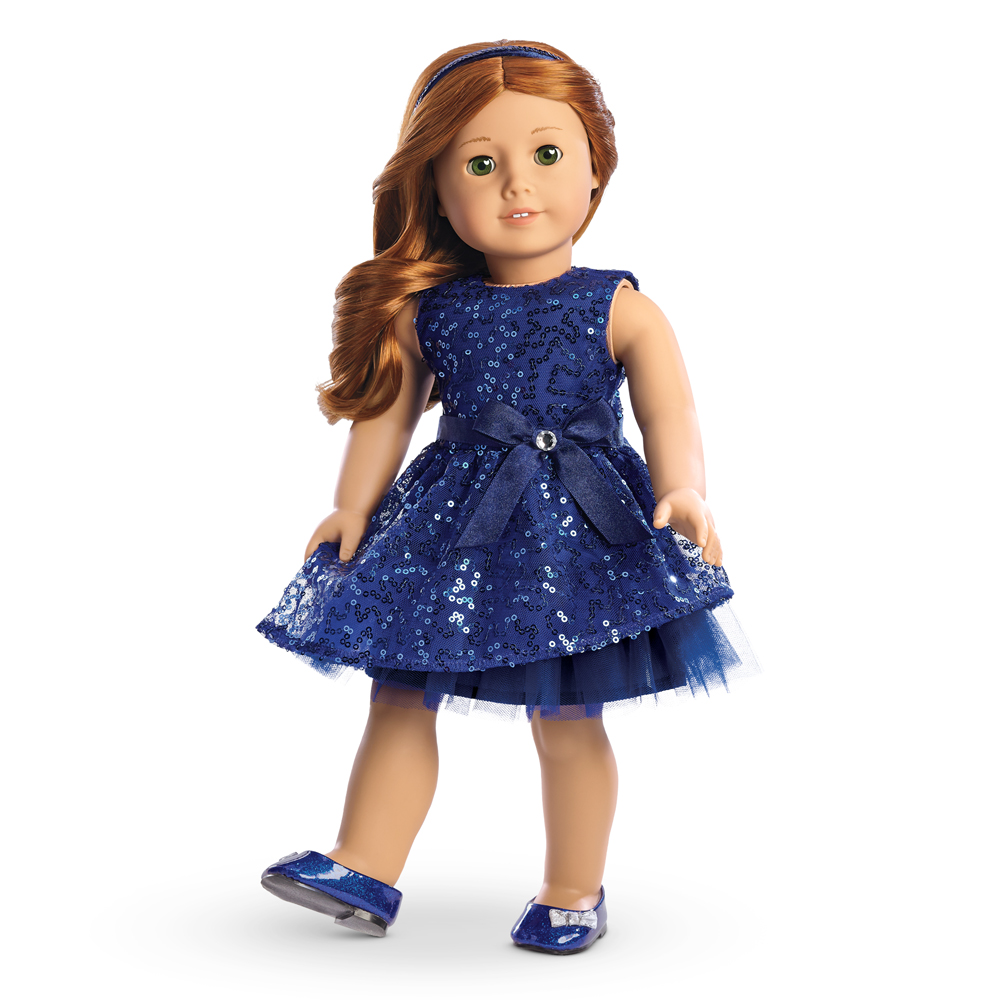 american girl blue dress