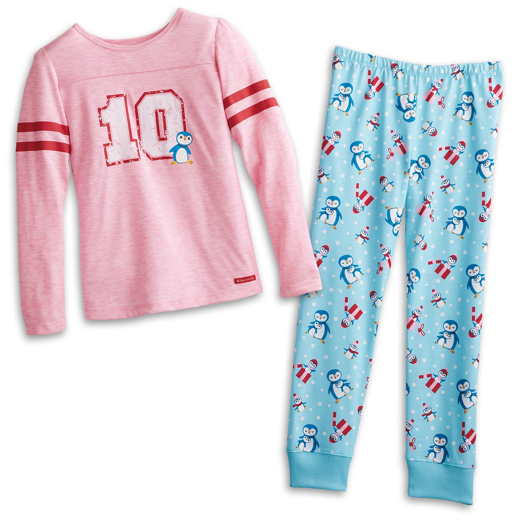 american girl penguin pajamas