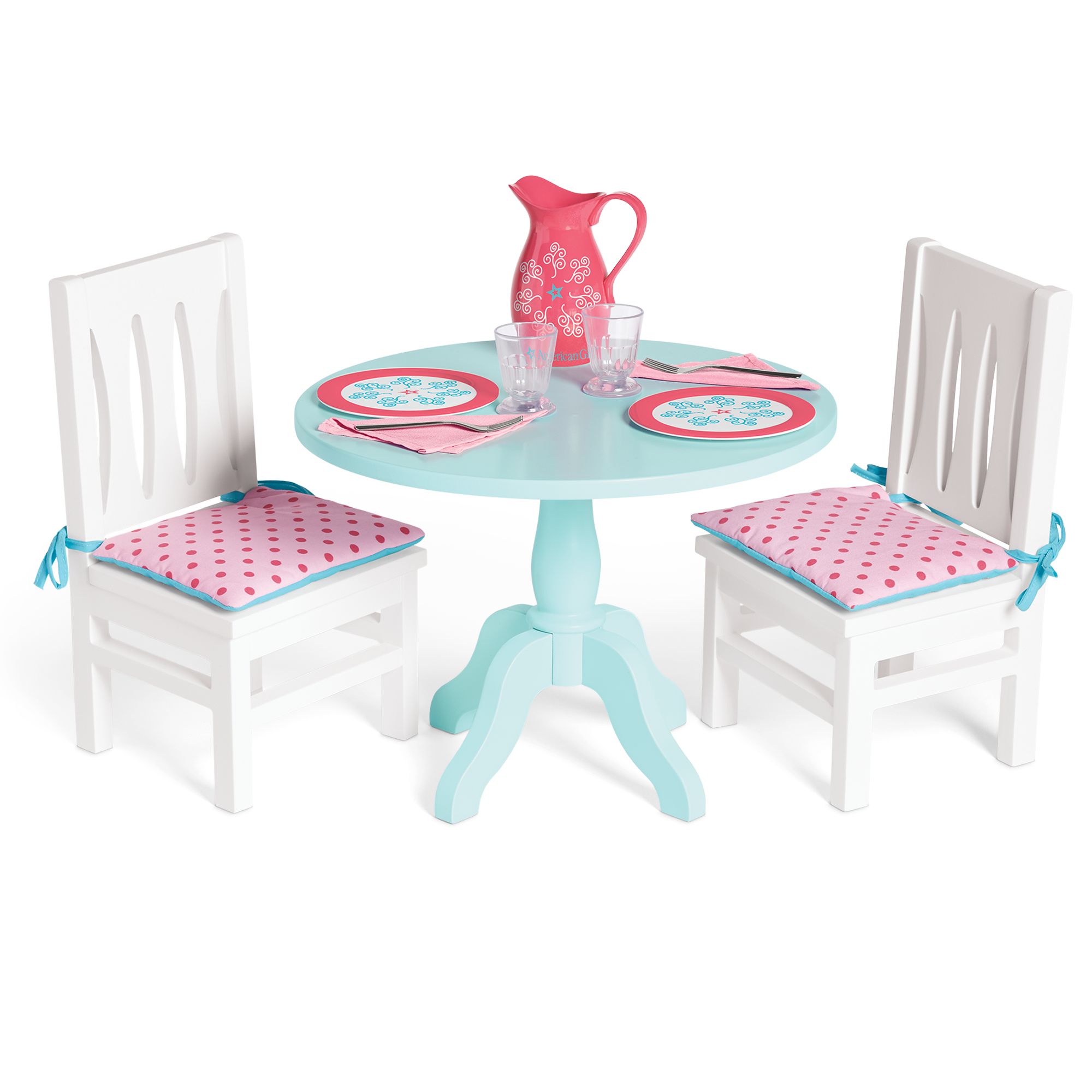 american girl chair that attaches to table