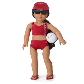 american girl volleyball set