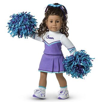 cheerleading american girl dolls