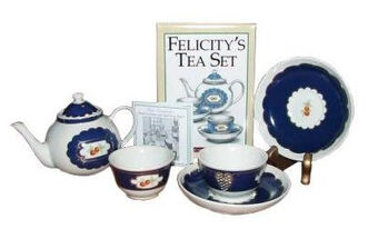 american girl felicity tea set